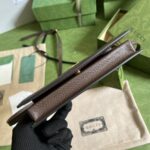 Gucci Women Ophidia GG Mini Bag Beige Ebony GG Supreme Canvas Double G - Image 6