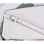 Gucci Women Petite GG Small Shoulder Bag White Leather Double G – Image 11