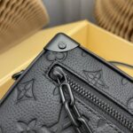 Louis Vuitton LV Men Mini Soft Trunk Bag Black Taurillon Cowhide Leather - Imagen 9