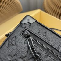 Louis Vuitton LV Men Mini Soft Trunk Bag Black Taurillon Cowhide Leather (2)