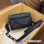 Louis Vuitton LV Men Mini Soft Trunk Bag Black Taurillon Cowhide Leather - Imagen 2