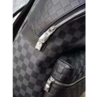 Louis Vuitton LV Unisex Discovery Backpack PM Black Graphite Damier Infini Cowhide Leather (9)