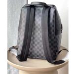 Louis Vuitton LV Unisex Discovery Backpack PM Black Graphite Damier Infini Cowhide Leather - Image 4
