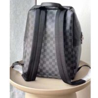 Louis Vuitton LV Unisex Discovery Backpack PM Black Graphite Damier Infini Cowhide Leather (9)