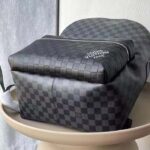Louis Vuitton LV Unisex Discovery Backpack PM Black Graphite Damier Infini Cowhide Leather - Image 5