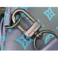 Louis Vuitton LV Unisex Duo Slingbag Navy River Blue Calf Leather (5)