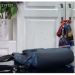 Louis Vuitton LV Unisex Duo Slingbag Navy River Blue Calf Leather - Image 5