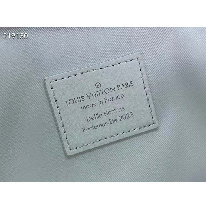 Louis Vuitton LV Unisex Handle Soft Trunk Optic White Calf Leather (8)