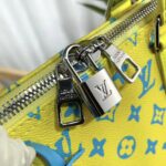 Louis Vuitton LV Unisex Keepall Bandoulière 50 Lime Green Monogram Playground Coated Canvas - Bild 7