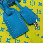 Louis Vuitton LV Unisex Keepall Bandoulière 50 Lime Green Monogram Playground Coated Canvas - Bild 8