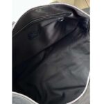 Louis Vuitton LV Unisex Keepall Bandoulière 50 Travel Bag Black Graphite Damier Infini Cowhide - Image 10