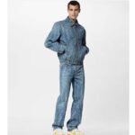 Louis Vuitton LV Unisex LV x YK LV Trainer Sneaker Yellow Calf Leather Rubber - Image 11