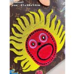 Louis Vuitton LV Unisex LV x YK Neverfull MM Monogram Coated Canvas Faces Print Embroidery - immagine 8