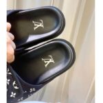 Louis Vuitton LV Unisex Miami Mule Black Mini Monogram Textile Anatomic Micro - Image 9