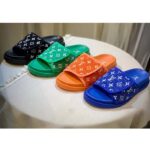 Louis Vuitton LV Unisex Miami Mule Black Mini Monogram Textile Anatomic Micro - Image 10