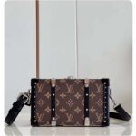Louis Vuitton LV Unisex Neo Wallet Trunk Black Brown Monogram Coated Canvas – Image 2