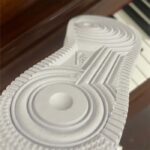 Louis Vuitton LV Unisex Nike Air Force 1 Sneaker Monogram Embossed White Calf Leather - Bild 9