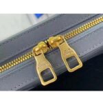 Louis Vuitton LV Unisex Soft Trunk Wearable Wallet Dark Shadow Gray Calf Leather - Imagen 7