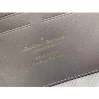 Louis Vuitton LV Unisex Soft Trunk Wearable Wallet Dark Shadow Gray Calf Leather (9)