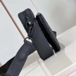 Louis Vuitton LV Unisex Trio Messenger Bag Black Calf Leather Cowhide – Image 6