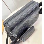 Louis Vuitton LV Unisex Trio Messenger Bag Black Calf Leather Cowhide – Image 7