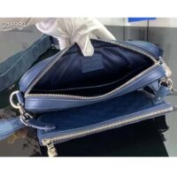 Louis Vuitton LV Unisex Trio Messenger Blue Sapphire Damier Infini Cowhide Leather (3)