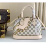 Louis Vuitton LV Women Alma BB Handbag Damier Azur Coated Canvas Cowhide Leather – Bild 2