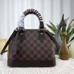 Louis Vuitton LV Women Braided Alma BB Brown Damier Ebene Coated Canvas – Bild 2