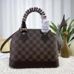 Louis Vuitton LV Women Braided Alma BB Brown Damier Ebene Coated Canvas – Bild 3