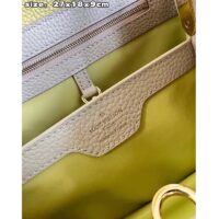 Louis Vuitton LV Women Capucines BB Handbag Beige Pink Taurillon Leather (4)