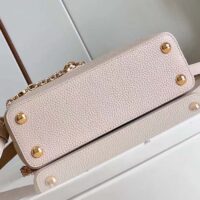 Louis Vuitton LV Women Capucines BB Handbag Beige Pink Taurillon Leather (4)