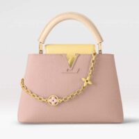 Louis Vuitton LV Women Capucines BB Powdered Beige Taurillon Leather (1)