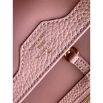 Louis Vuitton LV Women Capucines BB Powdered Beige Taurillon Leather - Imagen 10