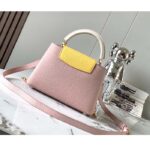 Louis Vuitton LV Women Capucines BB Powdered Beige Taurillon Leather - Imagen 3