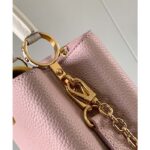 Louis Vuitton LV Women Capucines BB Powdered Beige Taurillon Leather - Imagen 8