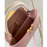 Louis Vuitton LV Women Capucines BB Powdered Beige Taurillon Leather - Imagen 7