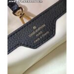 Louis Vuitton LV Women Capucines MM Handbag Black Pink Taurillon Leather - immagine 11