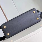 Louis Vuitton LV Women Capucines MM Handbag Black Taurillon Cowhide Leather - Image 7