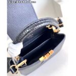 Louis Vuitton LV Women Capucines Mini Handbag Black Taurillon Cowhide Leather - Bild 9