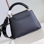 Louis Vuitton LV Women Capucines Mini Handbag Black Taurillon Cowhide Leather - Bild 5
