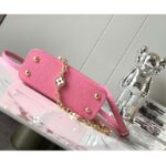 Louis Vuitton LV Women Capucines Mini Handbag Rose Chamallow Pink Taurillon Leather - Imagen 5
