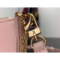 Louis Vuitton LV Women Easy Pouch Pink Monogram Empreinte Embossed Supple Grained Cowhide (1)