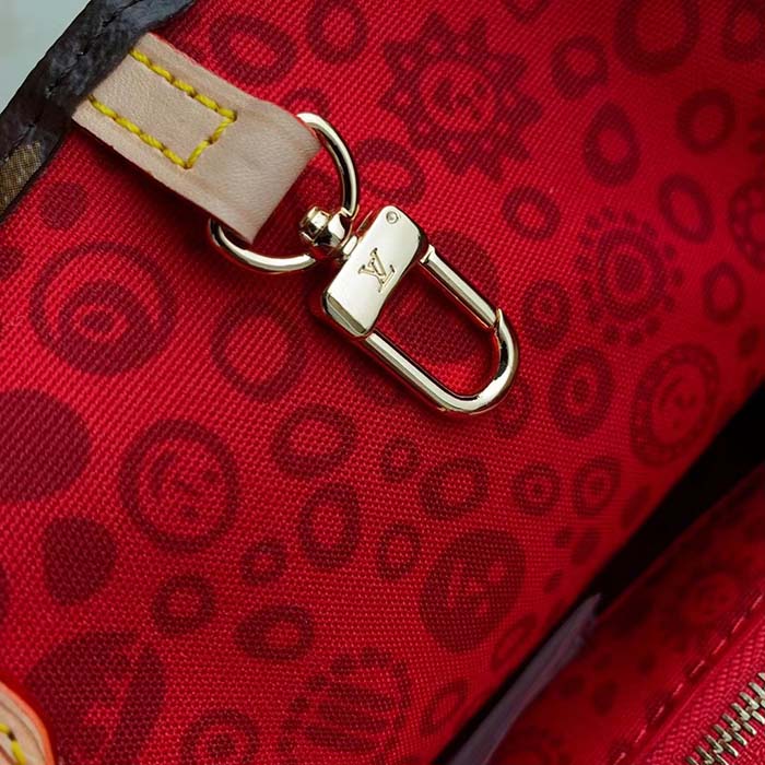 Louis Vuitton LV Women LV x YK OnTheGo MM Monogram Coated Canvas Faces Embroidery (8)