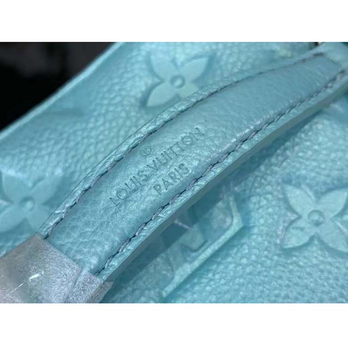 Louis Vuitton LV Women Micro Vanity Blue Monogram Empreinte Embossed Supple Grained Cowhide Leather (2)