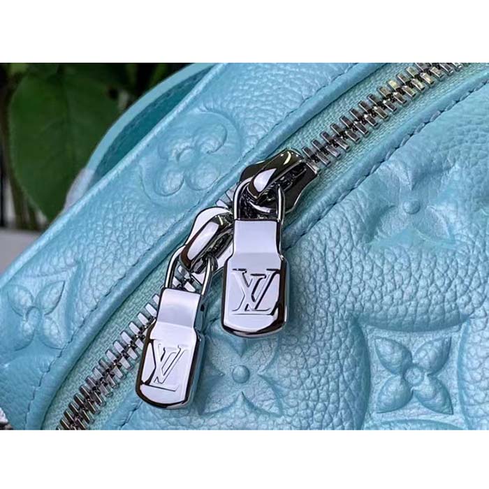 Louis Vuitton LV Women Micro Vanity Blue Monogram Empreinte Embossed Supple  Grained Cowhide Leather - LULUX