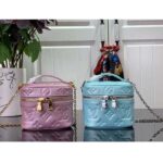 Louis Vuitton LV Women Micro Vanity Pearly Lilac Monogram Empreinte Embossed Supple Grained Cowhide - Imagen 11