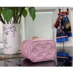 Louis Vuitton LV Women Micro Vanity Pearly Lilac Monogram Empreinte Embossed Supple Grained Cowhide - Imagen 3
