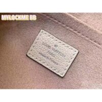 Louis Vuitton LV Women Mylockme Chain Bag Rose Quartz Trianon Soft Grained Calfskin (11)