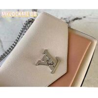 Louis Vuitton LV Women Mylockme Chain Bag Rose Quartz Trianon Soft Grained Calfskin (11)