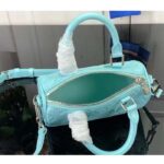 Louis Vuitton LV Women Nano Speedy Blue Monogram Empreinte Embossed Supple Grained Cowhide - immagine 6